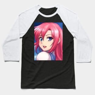 manga pink hair anime girl Baseball T-Shirt